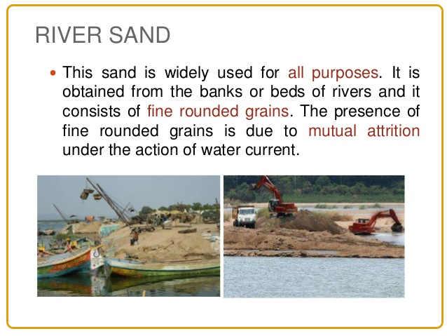 river sand supplier